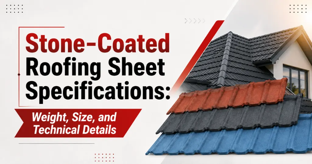 stone coated roofing sheet pecifications